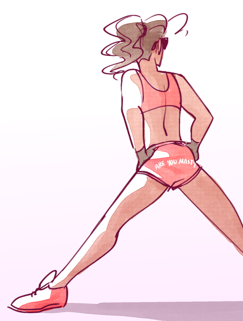 doodle of seivarden in the are you nasty shorts