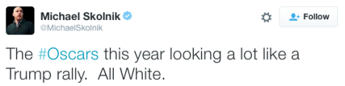 demho3zhatinq:  micdotcom: For the second year in a row, the Oscars failed to nominate a single actor of color Of all the things that needed sequels this year, #OscarsSoWhite was at the very bottom of the list. Yet come Thursday morning, that sequel is