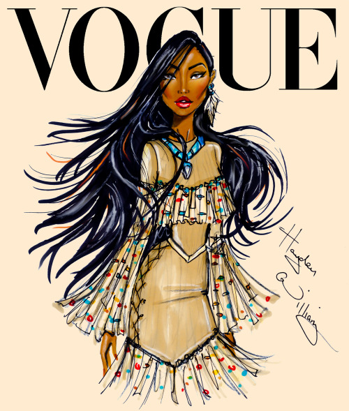 the-porcelain-princess:  Disney Divas for Vogue by Hayden Williams 