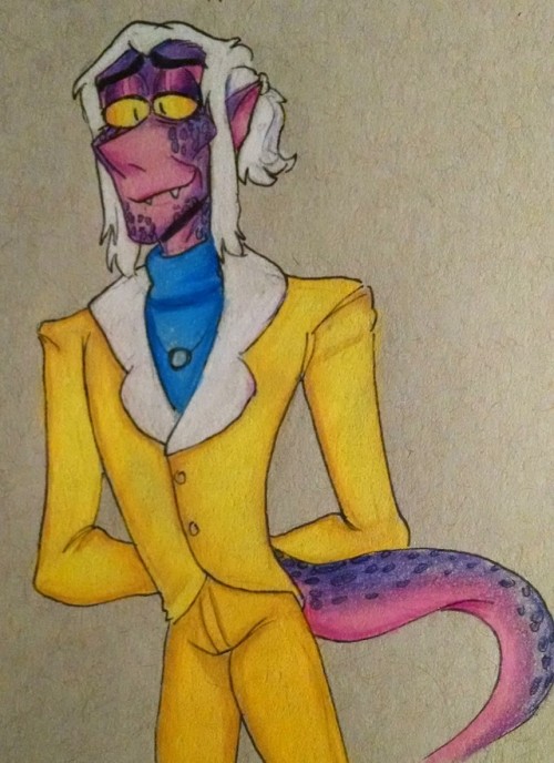 roskiisokkoaskblog: roskiiart: Mr.Fang Carlos: ECK. I forgot how much I hated yellow…-rips.of