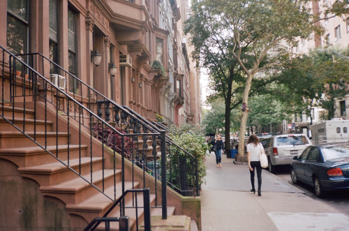 Morning with the BrownstonesWest Village, NYKodak Portra 400