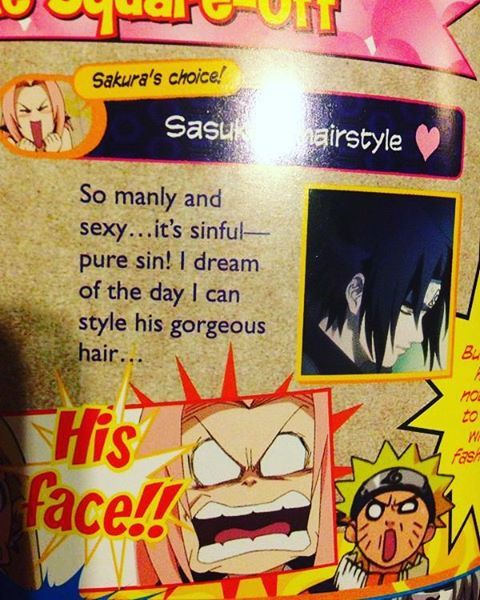 kayeacera:  Sakura will always choose her man 😍😍😍 #SasuSaku #UchihaSasuke #UchihaSakura #otp #anime #manga #naruto #hairstyle