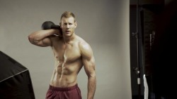 shirtlessmoviestv:Tom Hopper : Photoshoot Behind The Scenes (Part 1)