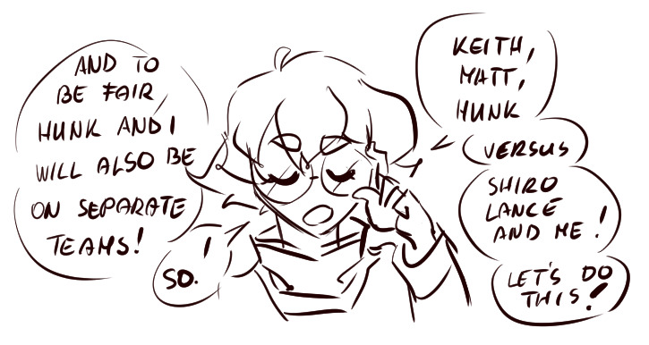 littlecofiegirl: I love the Voltron family. The team build up is to avoid the injokes