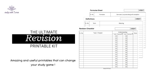 Day 2 - Ultimate Student Revision Kit 