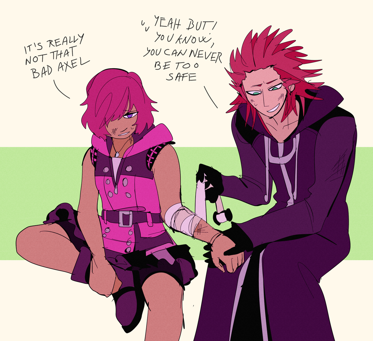 zoeshi-bug:  some kairis and an axel