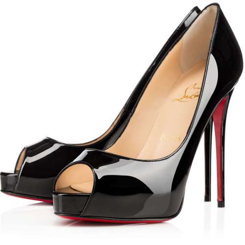 marshalwel:Christian Louboutin New Very Prive ❤ liked on Polyvore (see more patent leather pumps)