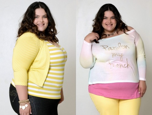 Pro-curvy new campaign featuring luscious Brazilian plus-size model Mayara Russi, size 22 (44-43-53)
