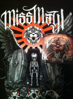 It Has Arrived! Miss May I Rise Of The Lion Autographed Cd And Tshirt&Amp;Hellip;.Stoked