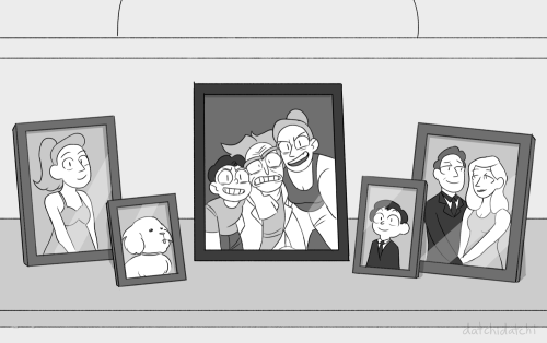 I noticed that Rick doesn’t have a photo of himself in the Smith’s house during the Unit