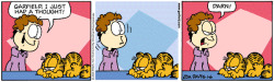 dragondicks:  bogleech:  I know Garfield minus Garfield was the one that got a real book and everything but Garfield without Garfield’s Thought Balloons is way funnier to me. Especially because John can’t hear Garfield’s dialog so what we see in