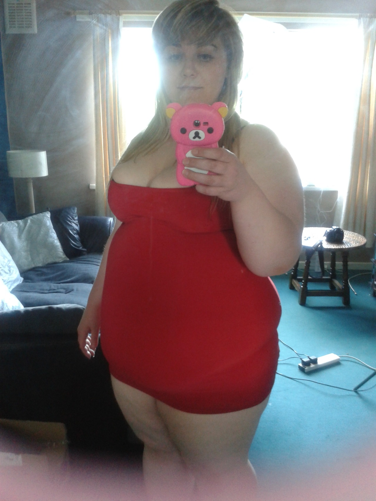 beast-bonnie-sama:  Size 20/22 wearing a size 8/10 dress, Iâ€™m thinking I need