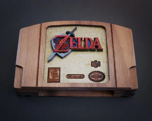 retrogamingblog2:  Legend of Zelda Wood Carved Games made by Pigminted