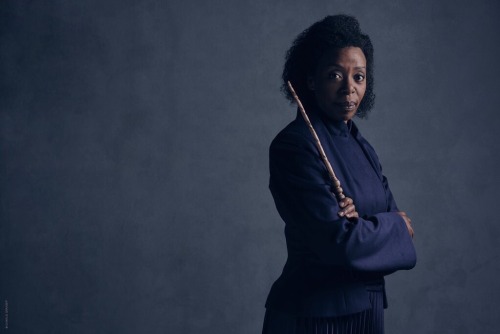 simplypotterheads:  Paul Thornley, Noma Dumezweni, and Cherrelle Skeete as Ron, Hermione, and Rose G