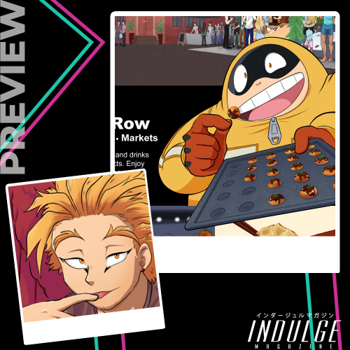 I totally forgot to post my previews for the Hawks Magazine…. zine! I have a full ad page and