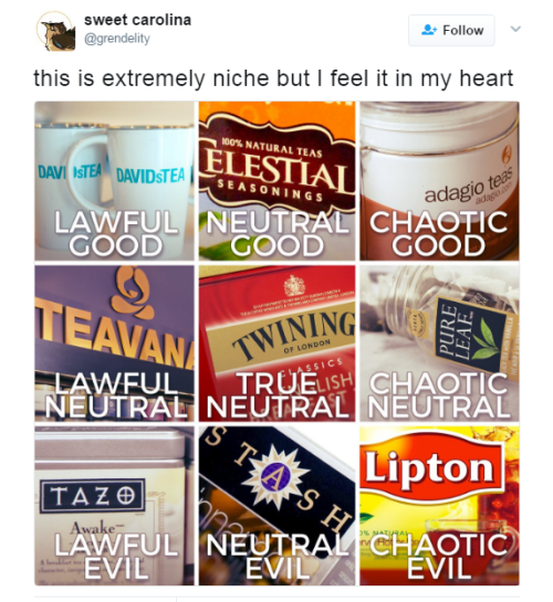 leirobles: cousininthebronx:@jonlovett I have tried every single damn brand of tea here