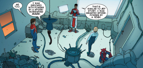 boogiemanftw: why-i-love-comics: Spider-Verse #2 (2015)written by Mike Costaart by Andre Araujo &