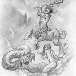 meanwhilebackinthedungeon:  ケンタウルス、蛇、そして淫乱な乙女