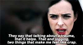 tarjeisandviks:Jessica Jones, you are a hard-drinking, short-fused, mess of a woman, but you are not
