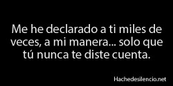 cosasymascosass:  …solo que tu ego nunca te dejo darte cuenta.