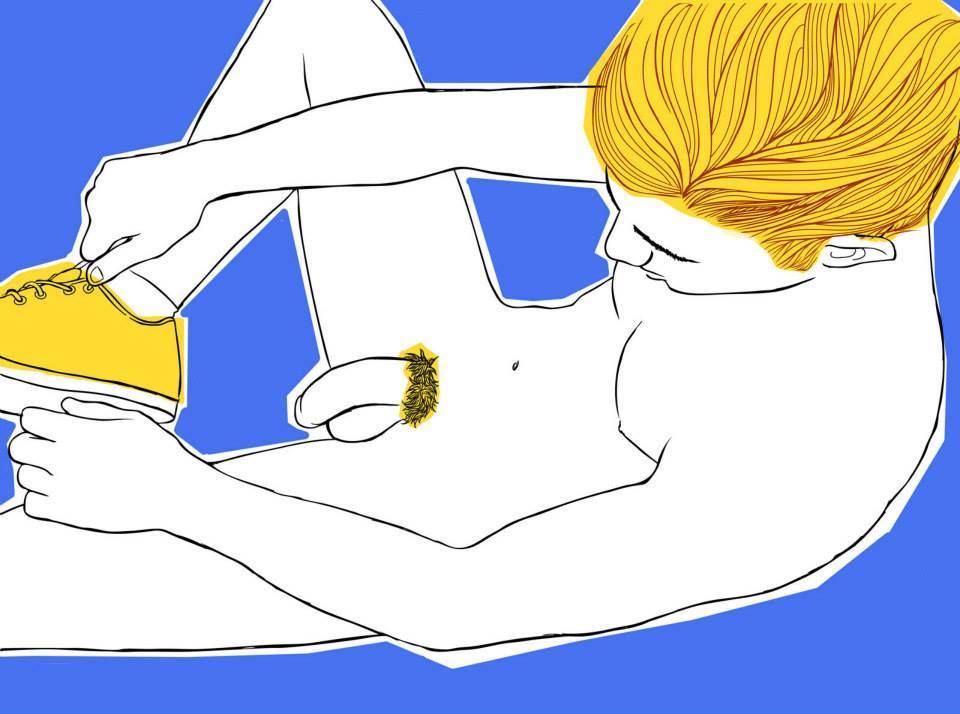 homoillustrated:  Sneak(ers) Peek by Dabliuó 