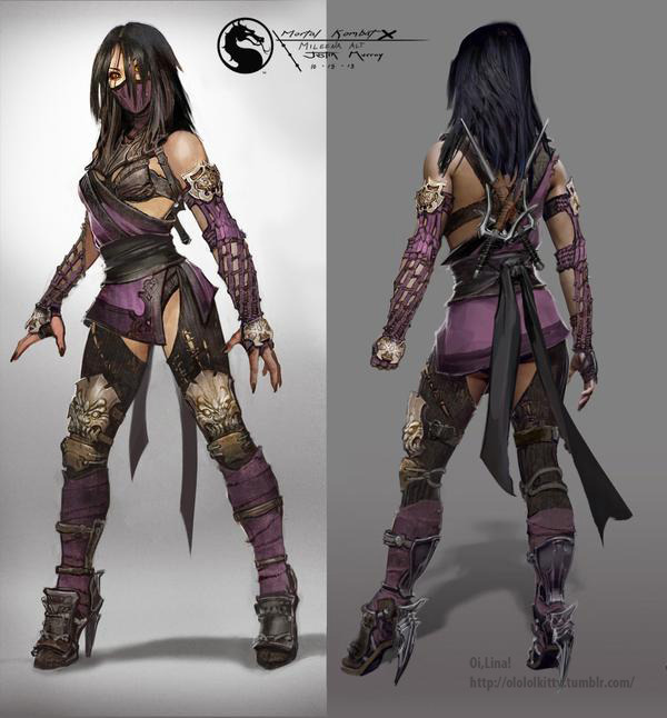 olololkitty:    Mortal Kombat X -  MileenaAlt design  by Justin Murray 