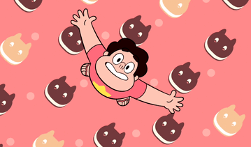 Steven singing the Cookie Cat jingle from Gem Glow. Suggested by molokomoko!