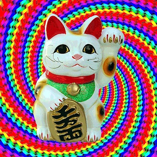 justacatblog:  LSD Maneki Neko 