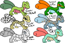 bitidragon:  Did a Pokevariations thing!