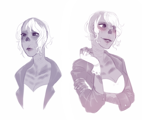meganiumdraws: my gorls Dahlia/Nat/Courier in order for anyone who doesn’t know them;;
