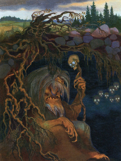 ‘Myths and Legends of Ancient Slavs’, Illustration by N. Bukanova, 2007