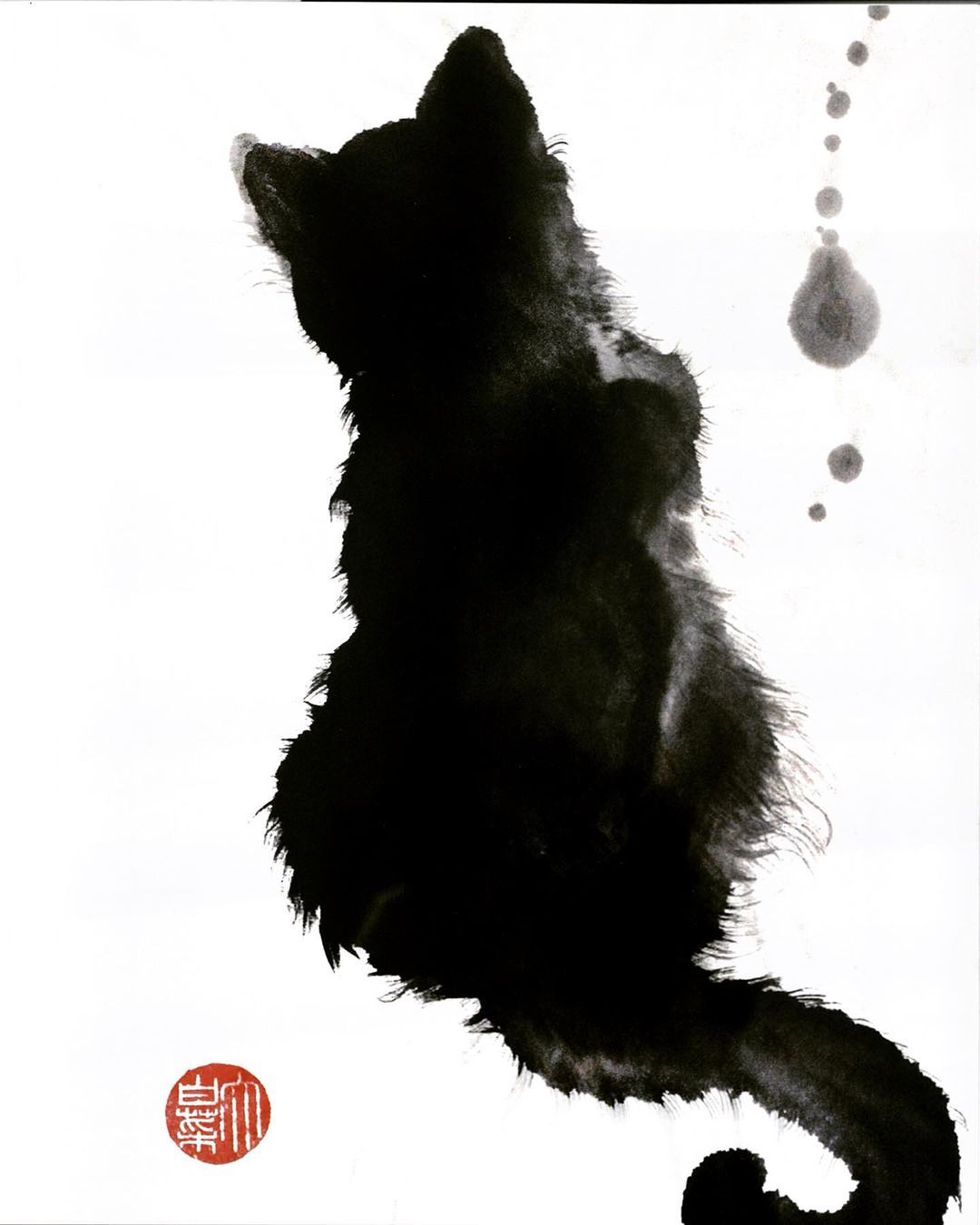 We usually only post cat content on Feline Friday, but we just learned that March 28 is Respect Your Cat Day. To celebrate here are two ink drawings by the artist Anita Wong, found in 𝐂𝐚𝐭𝐬 𝐑𝐨𝐜𝐤: 𝐅𝐞𝐥𝐢𝐧𝐞𝐬 𝐢𝐧 𝐂𝐨𝐧𝐭𝐞𝐦𝐩𝐨𝐫𝐚𝐫𝐲 𝐀𝐫𝐭 𝐚𝐧𝐝 𝐏𝐨𝐩𝐮𝐥𝐚𝐫 𝐂𝐮𝐥𝐭𝐮𝐫𝐞 (Paris,...