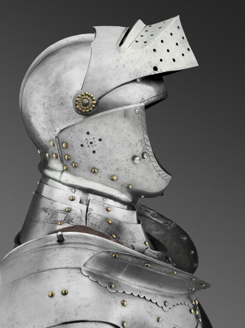 A rare example of a complete field armor, this armor, which was made ca. 1500-1510 in the Kingdom of