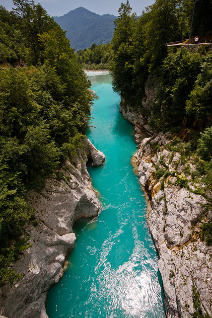 t-a-h-i-t-i:  Sun in River Soca in Kobarid, Slovenia by Karmen Smolnikar  