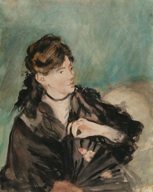 Can we talk for a second about the fact that Berthe Morisot is absolutely beautiful?[x x]