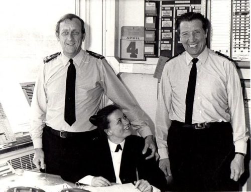 A selction of black and white pictures of British Police in their nylon uniform shirts. The younger 