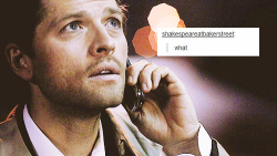 derek-hales:  troubleswift: When I find myself in times of trouble brother castiel comes to me… Inspired by x  Supernatural + text post