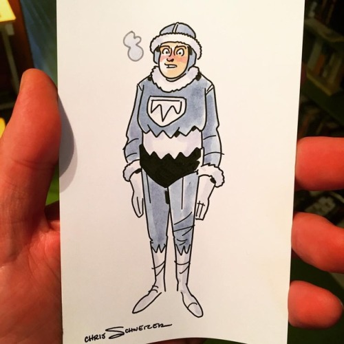 Another Patreon backer reward commission: #PolarBoy, from the #LegionOfSubstituteHeroes