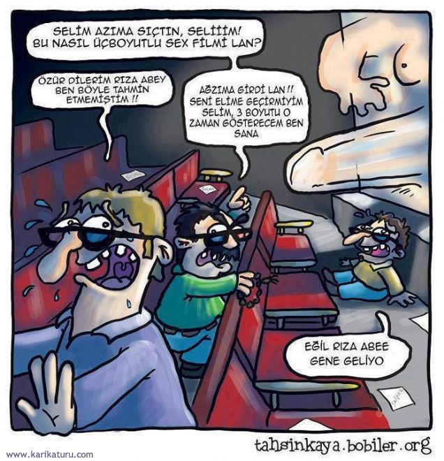 ♥ PC.de porno izlerken kocamınki de ağzıma giriyo&hellip; 3-D böyle herhal&hellip;