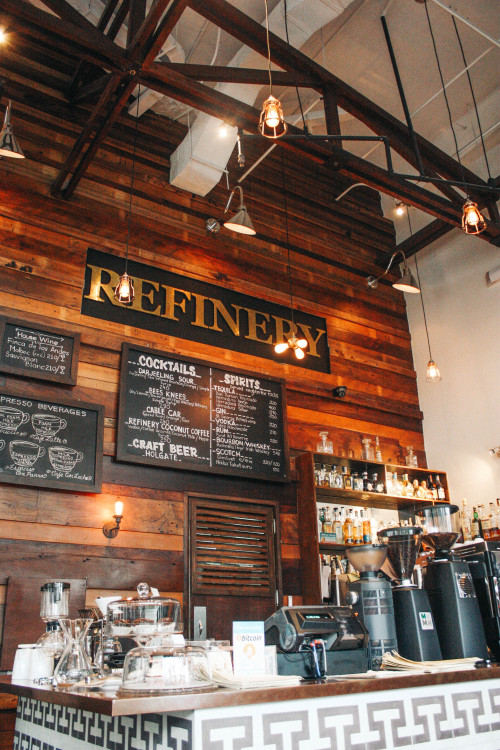 Refinery: Cafe & Bar Rustic but radical. Rough but relaxed. Say hello to Refinery. Just a few wa