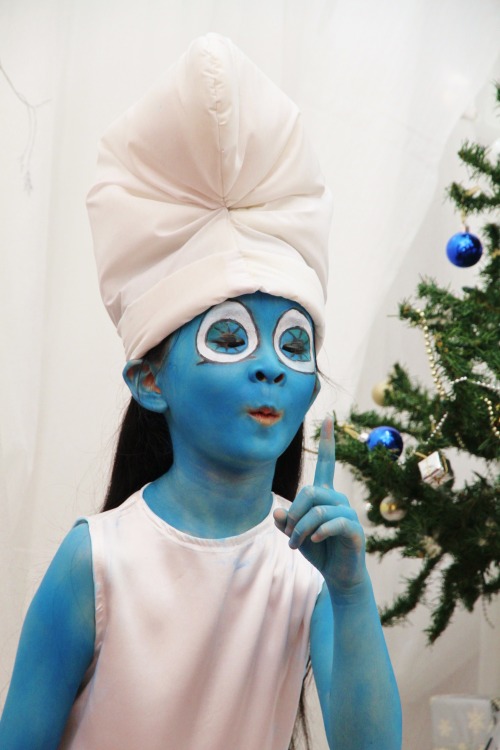 A Smurfy Christmas by Ivy&rsquo;s Make Up and Beauty Academy