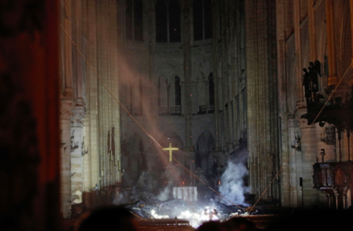 givemearmstopraywith:first views inside notre dame