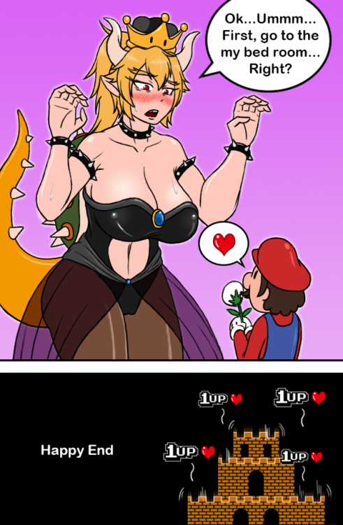 artist-dobert:  [Super mario] Bad Princess -01-  She is bowsette. This is so~ good couple~