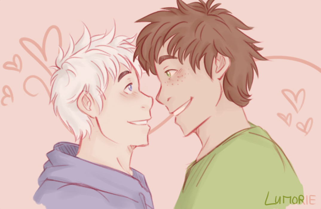 hljack:  lumorie:  Valentine’s Day Some lovestruck cuties looking at each other.