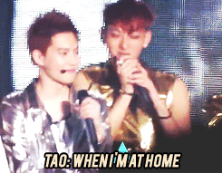 myeonique:  tao reveals (cutely) how he calls suho, “mama” 