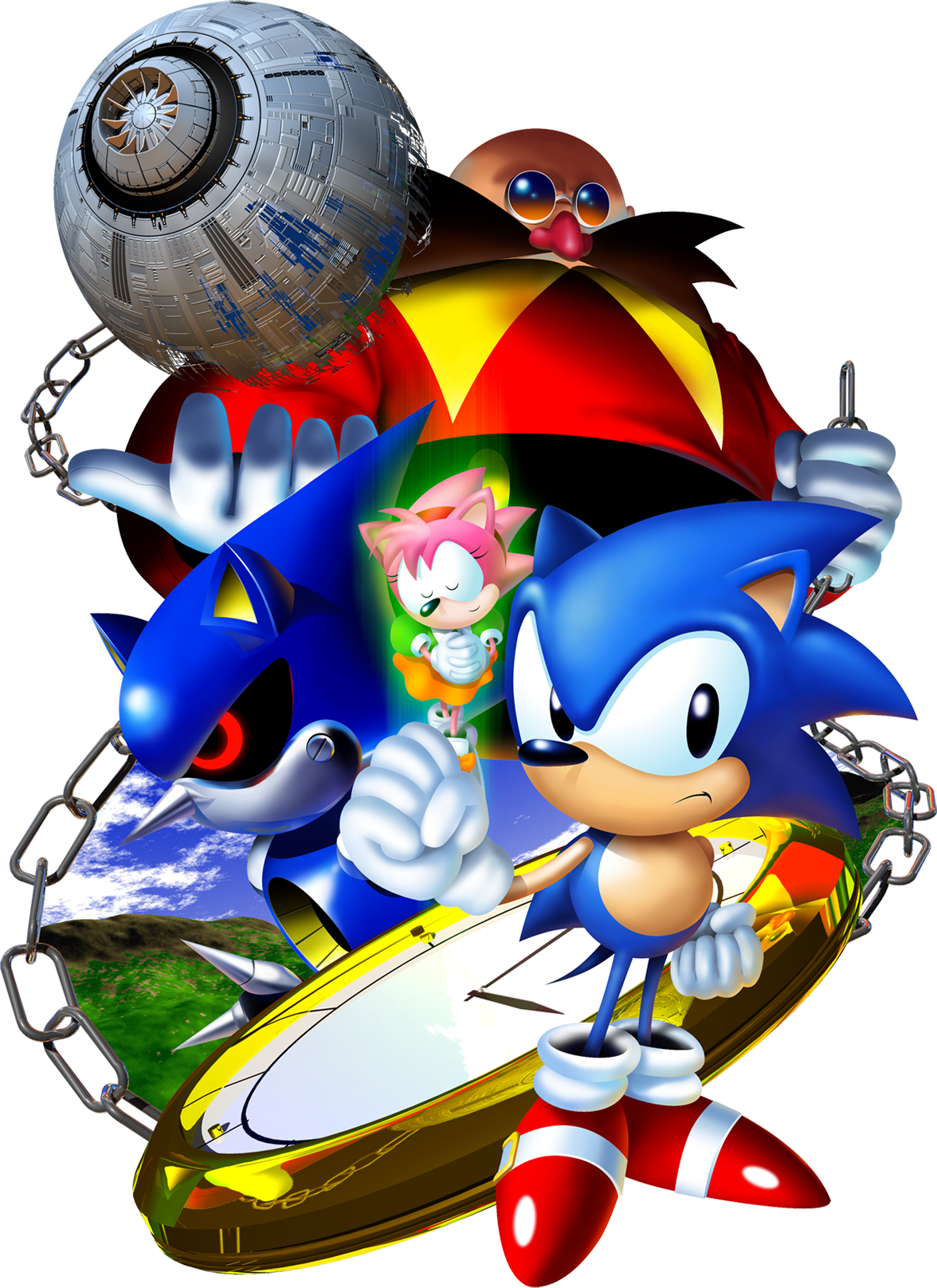 Sonic The Hedgeblog — Higher resolution sprite artwork of classic