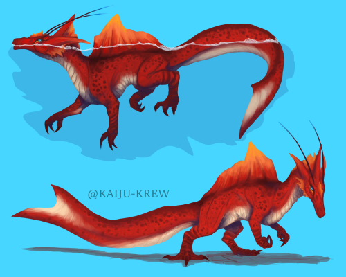  painting practice?? (aka how close can i get to drawing spinosaurus without actually drawing it) 