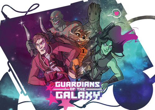 Guardians Of The Galaxy A3 Art Print 