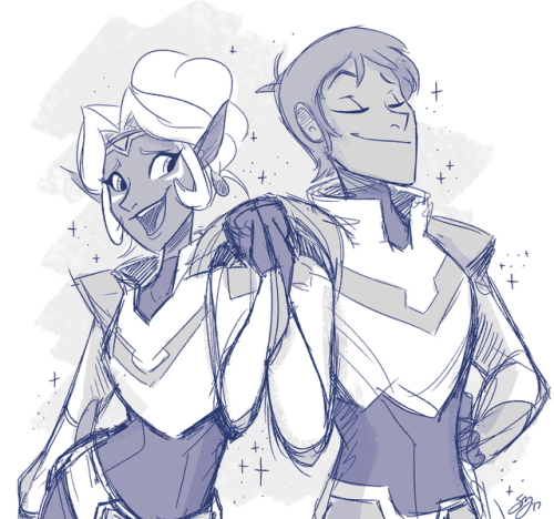probablyfakeblonde:I didn’t care much for the new season but I will take that Blue Paladin solidarit