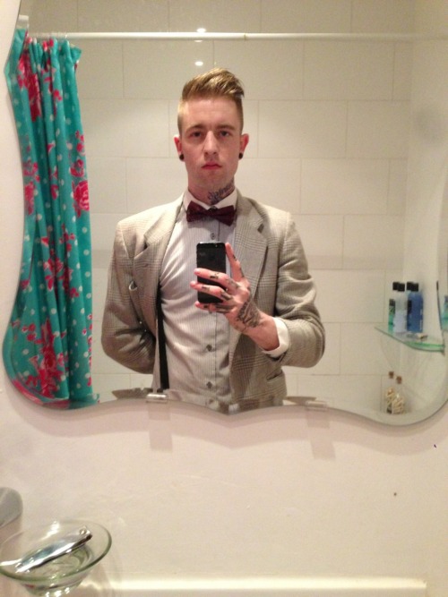 Porn photo teawiththomas:  Bow Ties are cool.  Classy